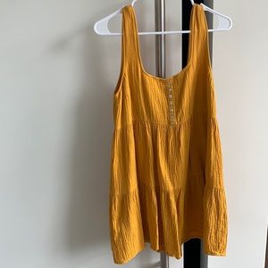 Urban Outfitters Yellow Mini Dress